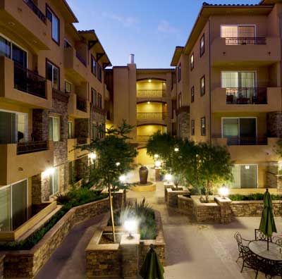 Andalucia Senior Apartments Courtyard View