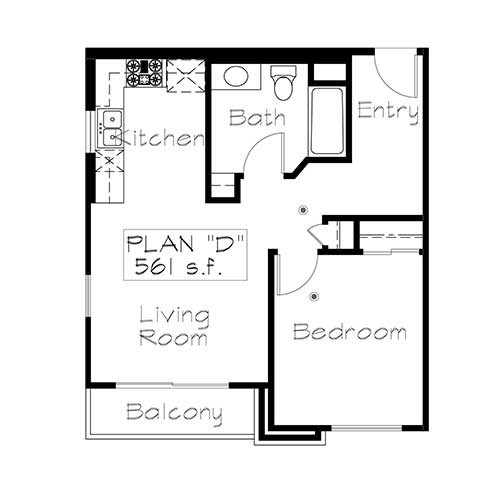 Plan D floor plan