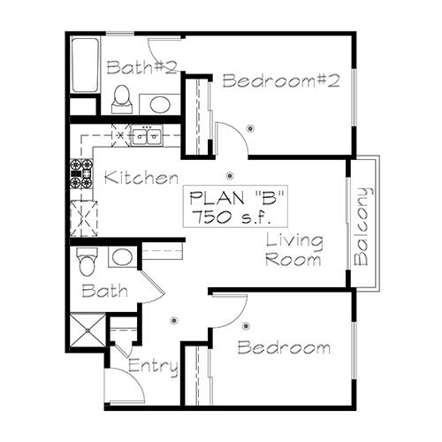 Plan B floor plan